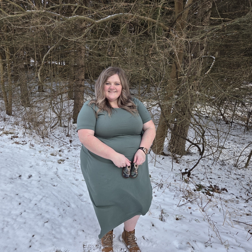 Elegant Green Midi Dress